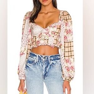 For Love & Lemons Marissa Crop Top